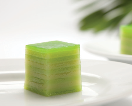 Pandan Lapis (Green/White) / Khanom Chan